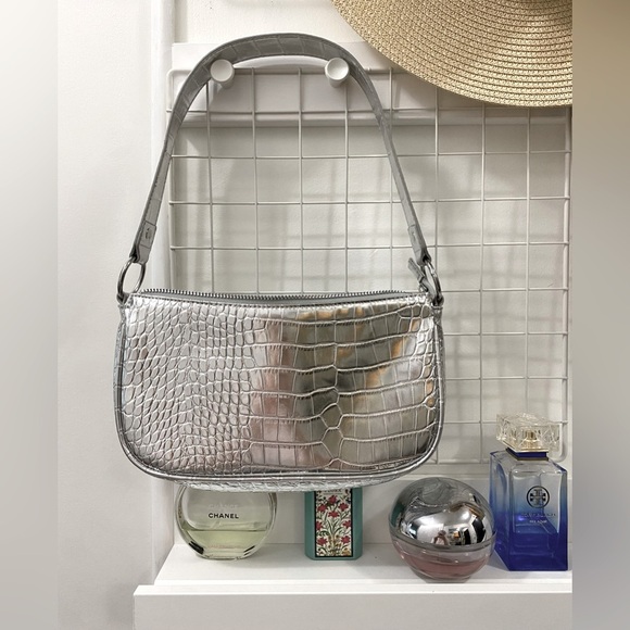 H&M Silver Metallic Shoulder Bag - Picture 4 of 6